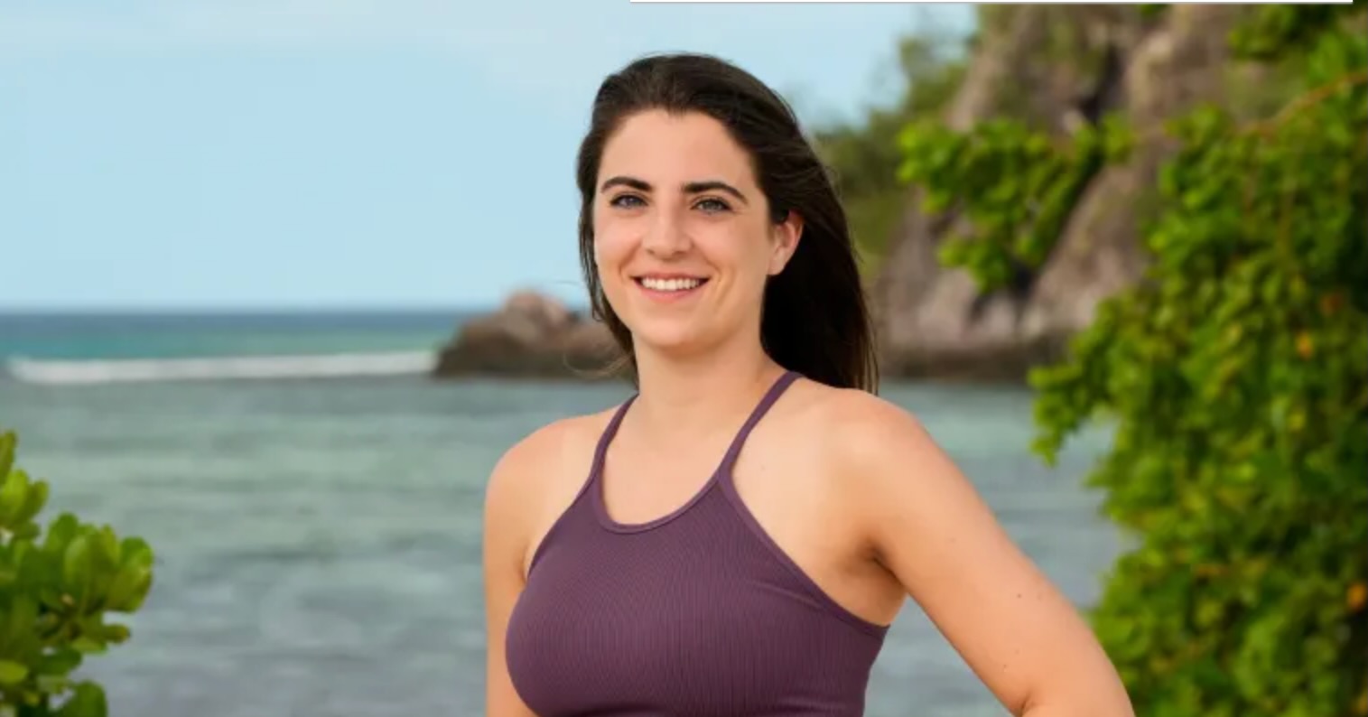 Kellie Nalbandian is on the 45th season of “Survivor." (Robert Voets / CBS)