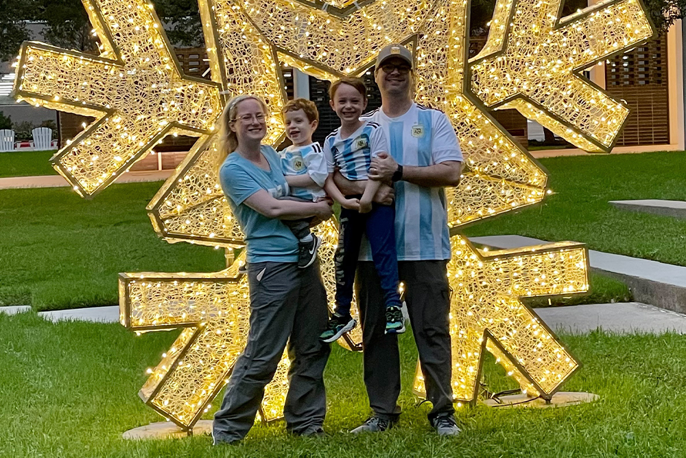 Dr. Carly Filgueira, BA ‘03, and Sebastian Filgueira, BA ‘02, MA ‘03