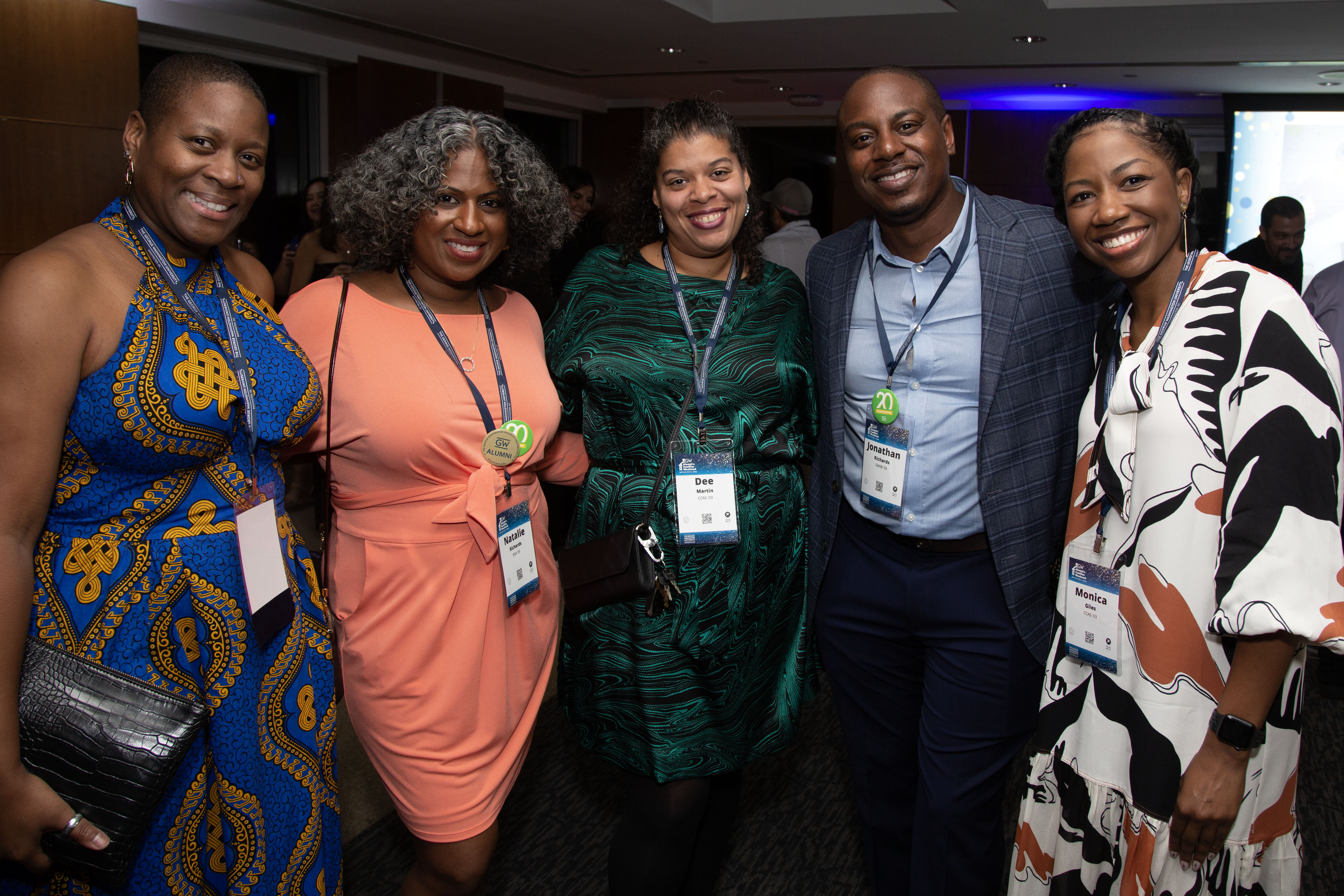 Alumni connecting at reunion