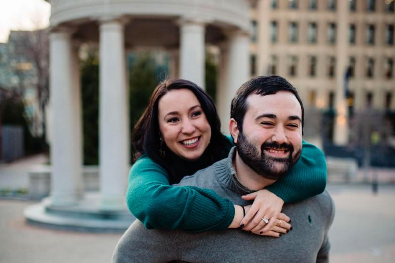 Carissa (Strohecker) Hannum, MA '17, and Dylan Hannum, MA '16