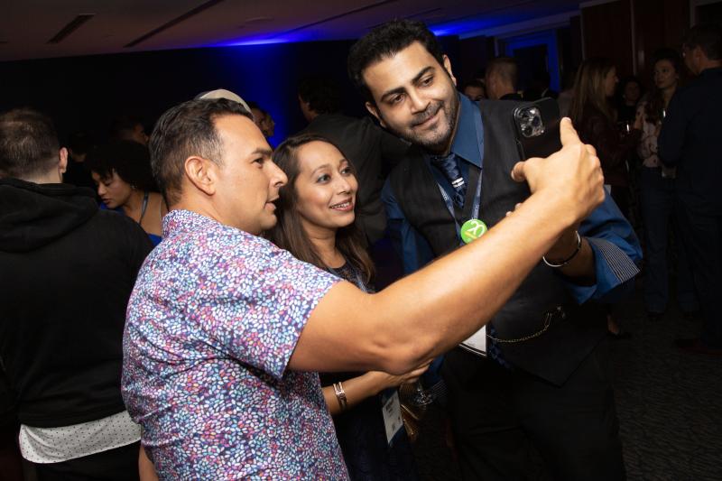 Alumni taking a selfie